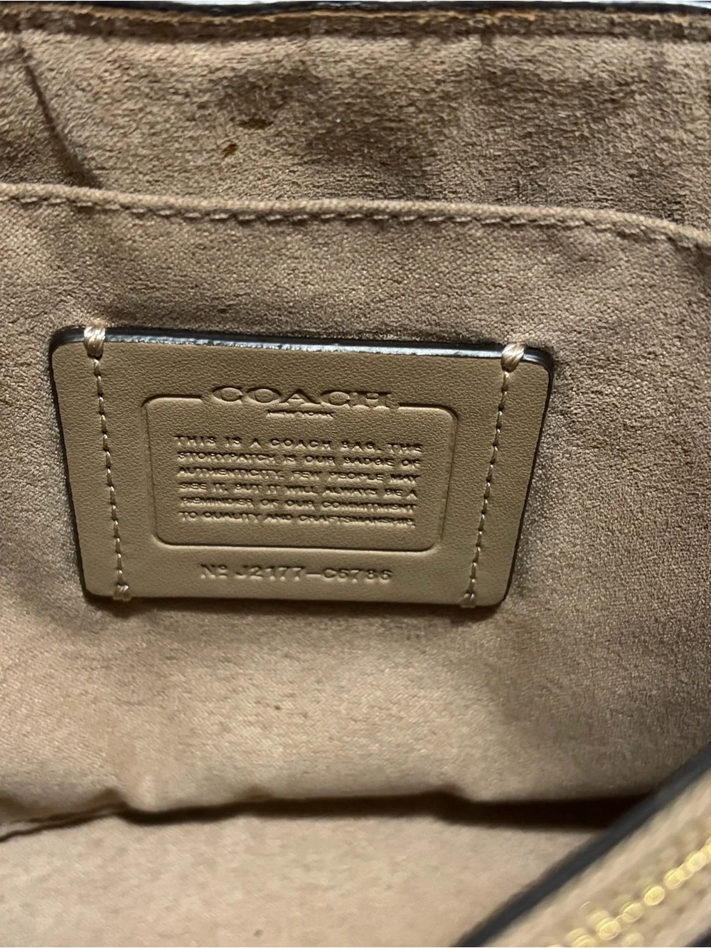 COACH TAMMIE Shoulder Bag C6786 Chain Crossbody Pebble Leather Handbag Purse